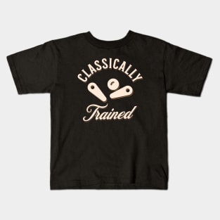 Classically Trained | Pinball Player Kids T-Shirt